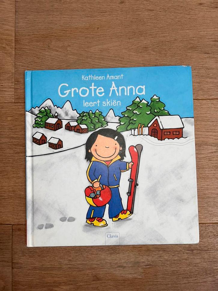 Kathleen Amant - Grote Anna leert skiën, Boeken, Kinderboeken | Kleuters, Gelezen, Ophalen of Verzenden