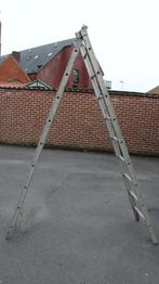 ladder 2x9 sporten, Ophalen, Gebruikt, Ladder, Opvouwbaar of Inschuifbaar
