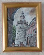 JEAN-JACQUES ROUSSEAU / BEFFROI NAMUR / OLIEVERF / 49x39cm, Antiquités & Art, Art | Peinture | Classique, Enlèvement ou Envoi