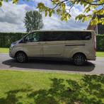 Ford Tourneo Custom Titanium L2 H1, Auto's, Te koop, Emergency brake assist, Beige, Monovolume