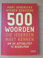 500 woorden die iedereen moet kennen, Gelezen, Ophalen of Verzenden, Lannoo, Economie en Marketing