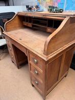 Antiek bureau met rolluik te koop, Ophalen, Gebruikt