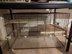 Knaagdieren hok, glazen onderkant, Dieren en Toebehoren, Ophalen, Gebruikt