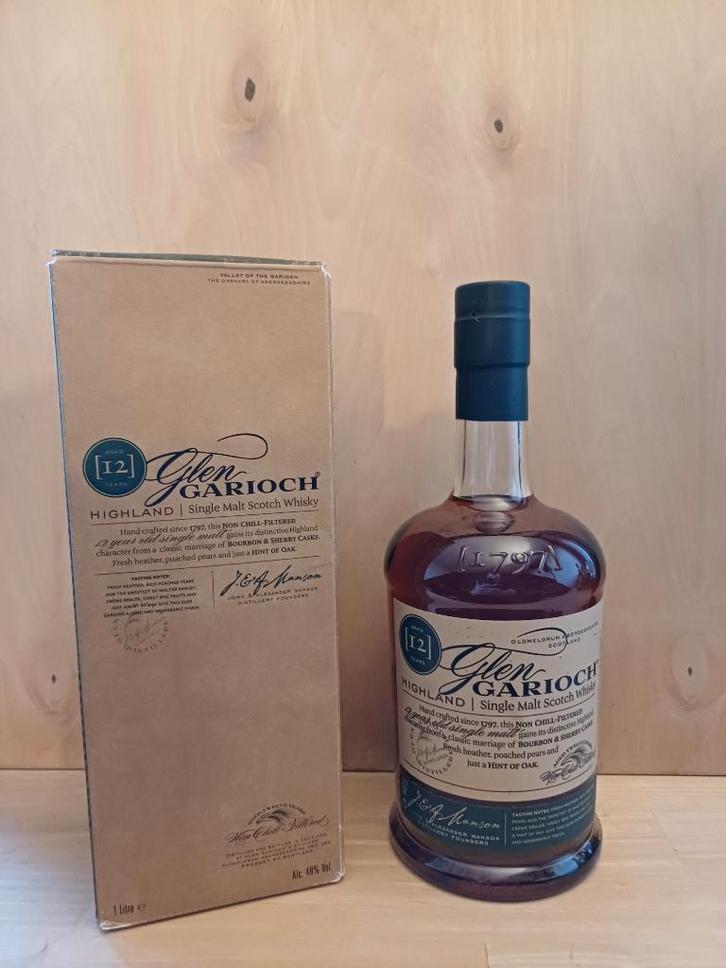 Glen Garioch 12y Single Malt Whisky 100 cl., Verzamelen, Wijnen, Nieuw, Overige typen, Vol, Ophalen of Verzenden