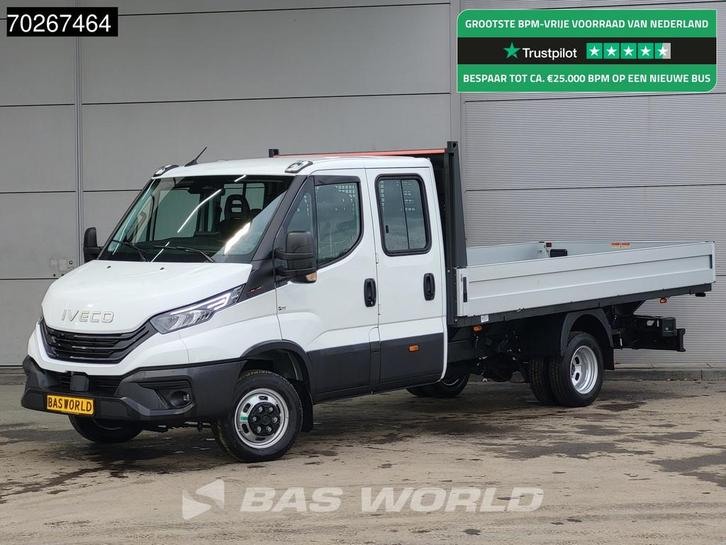 Iveco Daily 35C18 3.0L Dubbel Cabine Chassis 410WB 2025 mode, Auto's, Bestelwagens en Lichte vracht, Bedrijf, Te koop, Achteruitrijcamera
