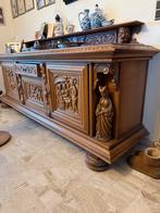 Antieke dressoir volle eik, Ophalen, Zo goed als nieuw