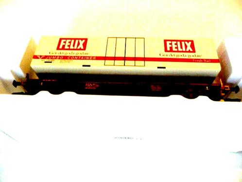 47721 MÄRKLIN HO – Containerwagen "FELIX"/Wagon container FE, Hobby en Vrije tijd, Modeltreinen | H0, Nieuw, Wagon, Wisselstroom
