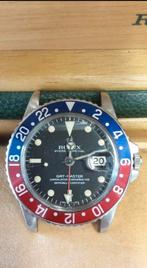 Rolex GMT Master 1675 jaar 1967., Handtassen en Accessoires, Horloges | Heren, Staal, Gebruikt, Staal, Polshorloge