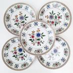 Cinq assiettes vintage Bavaria Schirnding Romantica, Antiquités & Art, Enlèvement ou Envoi