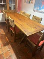 Eettafel met 6 stoelen, Huis en Inrichting, Ophalen, Zo goed als nieuw