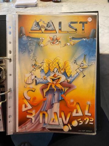 Kleine affiches Aalst Carnaval, Enlèvement, Utilisé