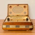 VINTAGE ITALIAANSE OPBERGKIST RADIO FORTUNA MON AMI 1950, Antiek en Kunst, Verzenden