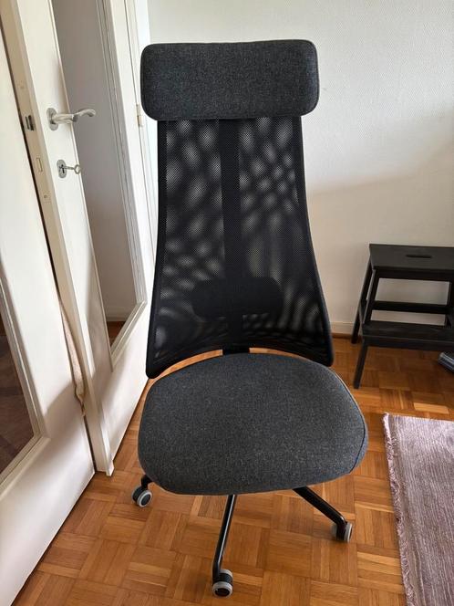 IKEA JÄRVFJÄLLET bureaustoel zonder armleuningen, Huis en Inrichting, Bureaustoelen, Zo goed als nieuw, Bureaustoel, Grijs, Ergonomisch