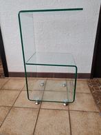 Uiteinde van bank, Huis en Inrichting, Tafels | Bijzettafels, Ophalen, Minder dan 55 cm, 60 cm of meer, Rechthoekig
