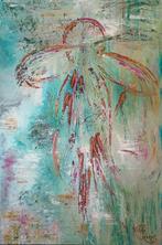 Groot abstract schilderij in olieverf, nieuw., Ophalen