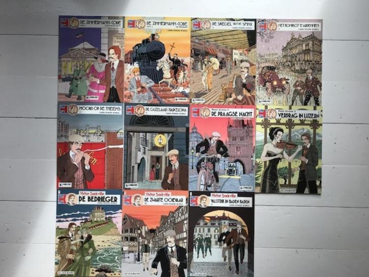 Carin/Riviere Victor Sackville SC 1-11 Lombard NIEUWSTAAT, Livres, BD, Neuf, Série complète ou Série, Enlèvement ou Envoi