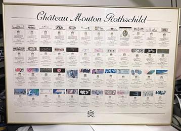Chateau Mouton Rothschild All Labels 1945 - 1992 🤗😍🍷🎁👌 beschikbaar voor biedingen