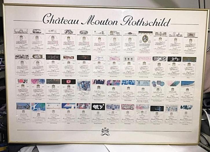 Château Mouton Rothschild Tous étiquettes 1945-1992🤗🍷🎁👌, Collections, Vins, Neuf, Vin rouge, France, Pleine, Enlèvement ou Envoi