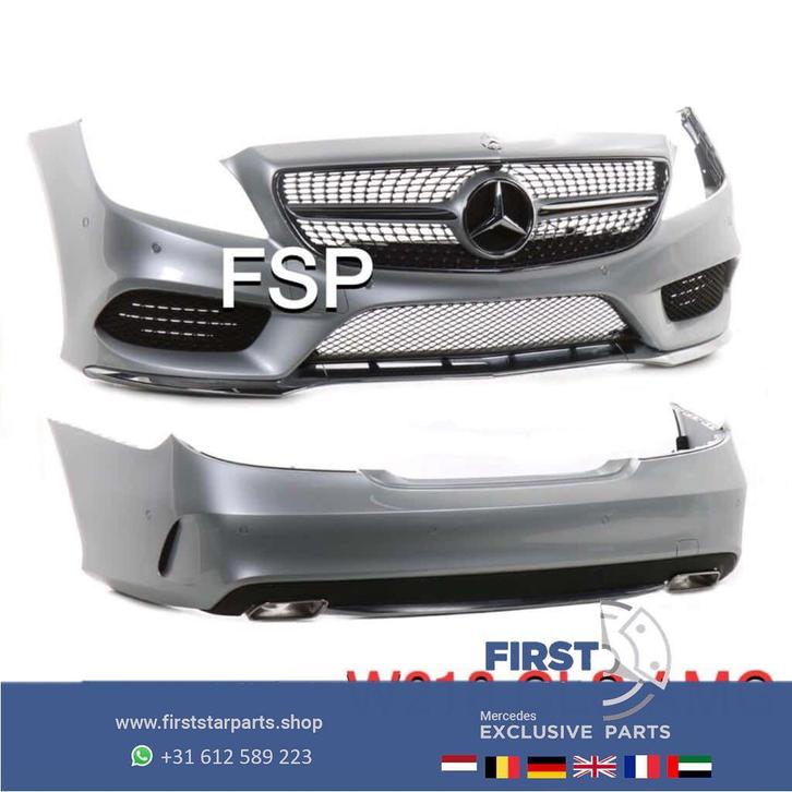 W218 CLS AMG Pakket Origineel Mercedes 2010- Voorbumper + Ac, Auto-onderdelen, Carrosserie, Bumper, Mercedes-Benz, Voor, Achter