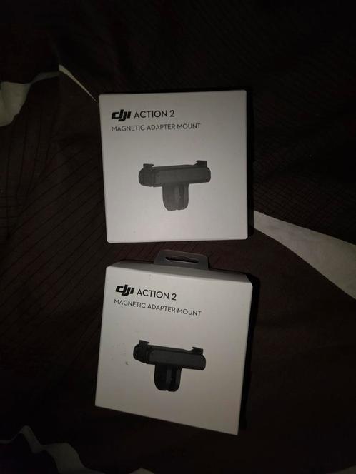 Twee DJI Action 2 magnetische adapterhouders  Negen, Telecommunicatie, Mobiele telefoons | Oordopjes, Zo goed als nieuw, Ophalen of Verzenden