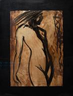 Houtskool tekening Stefaan Tessely, Ophalen
