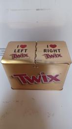 Left Twix / Right Twix blikken doos, Enlèvement