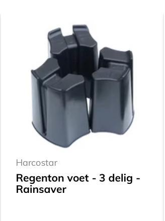 Regenton voet - 3 delig - Rainsaver beschikbaar voor biedingen