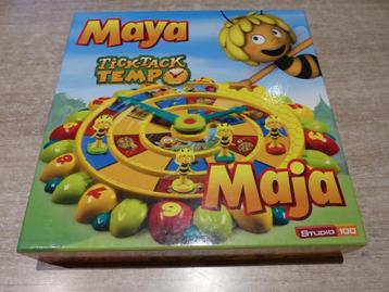 Spel: Maya Tick-Tack Tempo, Hobby en Vrije tijd, Een of twee spelers, Ophalen of Verzenden, Zo goed als nieuw, Studio 100