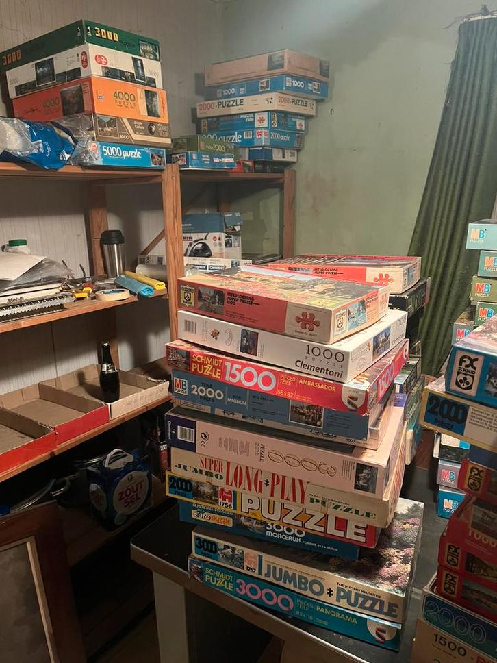 Lot puzzels +200 stuks - ENKEL LOT VERKOOP, Hobby en Vrije tijd, Denksport en Puzzels, Gebruikt, Legpuzzel, Ophalen