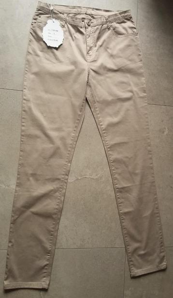 Nouveau avec étiquette : pantalon long beige pour femme tail, Beige, Longs, Taille 42/44 (L), Neuf