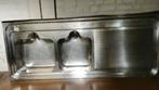 Inox spoelbak, Ophalen, Gebruikt