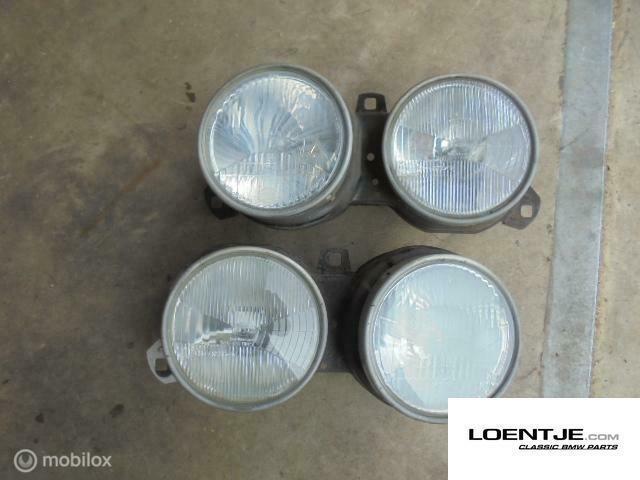 set koplampen bmw e30 type 1 316 318 323 320 325, Auto-onderdelen, Verlichting, BMW, Gebruikt, Ophalen of Verzenden