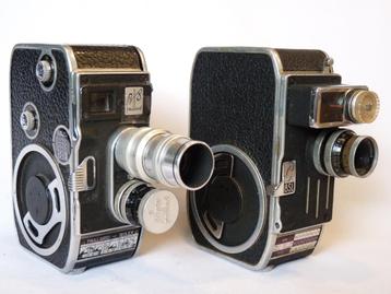 2x Bolex Paillard 8mm filmcamera, B8 en C8SL, veermotor beschikbaar voor biedingen