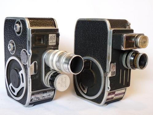 2x Bolex Paillard 8mm filmcamera, B8 en C8SL, veermotor, Verzamelen, Foto-apparatuur en Filmapparatuur, Filmcamera, 1940 tot 1960