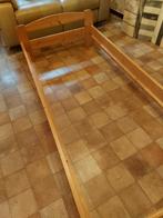 A vendre  lit en pin 1personne, Maison & Meubles, 90 cm, Une personne, Brun, Enlèvement
