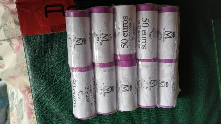 échange de cartouches de 2€ commémorative Espagne, Timbres & Monnaies, Monnaies | Europe | Monnaies euro, Monnaie en vrac, 2 euros