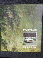 Peugeot 504 sedan, folder 7/1973 in het Engels, Verzenden, Gelezen, Peugeot