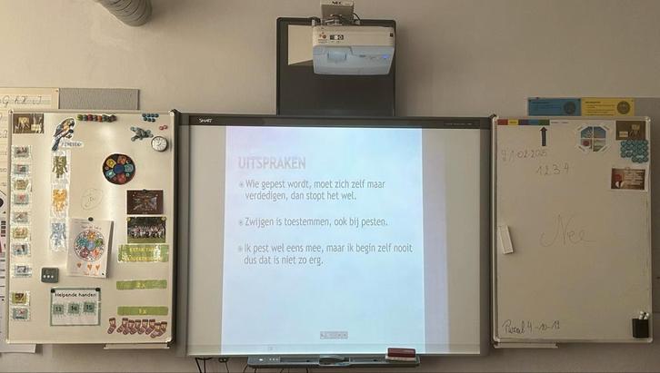 4x smartboard met lift, Audio, Tv en Foto, Overige Audio, Tv en Foto, Gebruikt, Ophalen