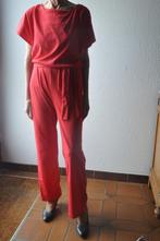 Rode jumpsuit met korte vledermuismouwen - maat S, Heyce, Taille 36 (S), Rouge, Enlèvement ou Envoi