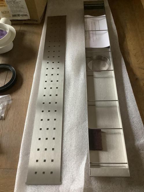 Douchegoot inox inbouw + alle toebehoren (alles nieuw!), Huis en Inrichting, Badkamer | Complete badkamers, Nieuw, Ophalen