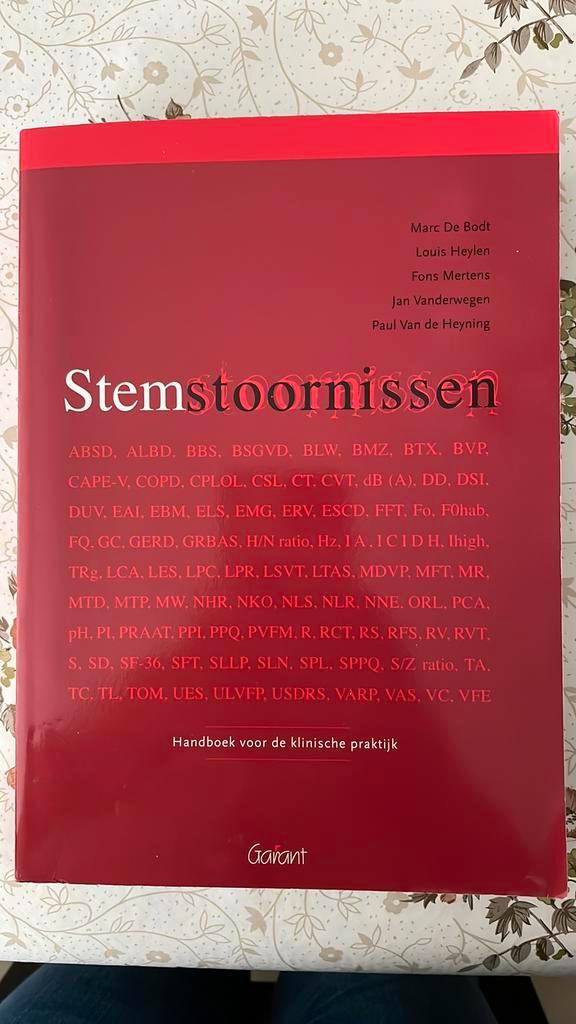 Stemstoornissen, Boeken, Wetenschap, Ophalen of Verzenden