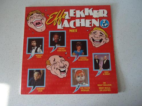 Dubbel LP's "Effe Lekker Lachen" anno 1982., Cd's en Dvd's, Vinyl | Nederlandstalig, Zo goed als nieuw, Overige genres, 12 inch