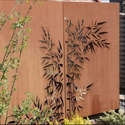Cortenstaal sfeerpanelen, tuinscherm, Tuin en Terras, Tuinschermen, Nieuw, Staal, 150 tot 200 cm, 100 tot 150 cm, Ophalen of Verzenden
