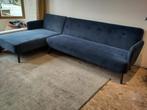 Mooie donkerblauwe vintage zetel, Huis en Inrichting, Zetels | Zetels, Ophalen, 250 tot 300 cm, Gebruikt, Vierpersoons of meer