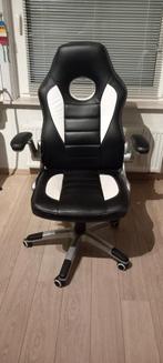 Gaming stoel (zwart/wit), Chaise de bureau de gaming, Enlèvement, Utilisé, Chaise de bureau