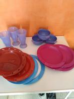 eetservies in plastic voor camping of mobilhome 10€, Huis en Inrichting, Keuken | Servies, Bord(en), Ophalen