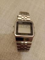 CASIO retro herenhorloge, Gebruikt, Staal, Polshorloge, Ophalen of Verzenden