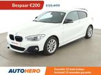 BMW 1 Serie 118 118d M Sport (bj 2016, automaat), Auto's, Automaat, Alcantara, Wit, Grijs