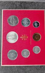 munten Vaticaan in hoesje., Postzegels en Munten, Ophalen of Verzenden, Munten