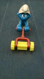 Supersmurf met grasmachine 4.0225, Ophalen of Verzenden, Gebruikt, Overige Smurfen, Poppetje, Figuurtje of Knuffel